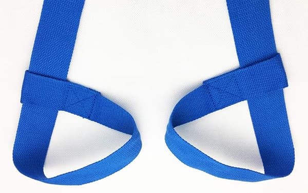 Yogamattarem med justerbara öglor för alla matstorlekar blå (matta ingår ej)