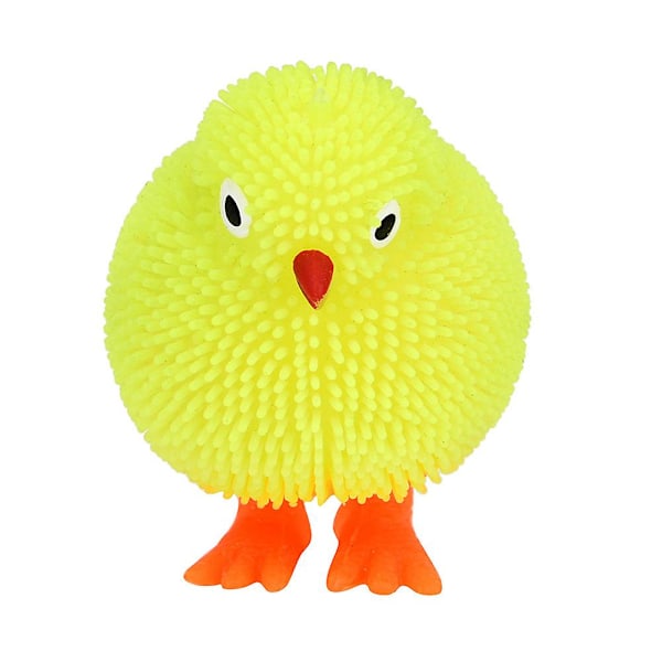 Naievear Sød Kylling Blød LED Blinkende Plushest Bold Tryk Stressaflastning Legetøj til Børn