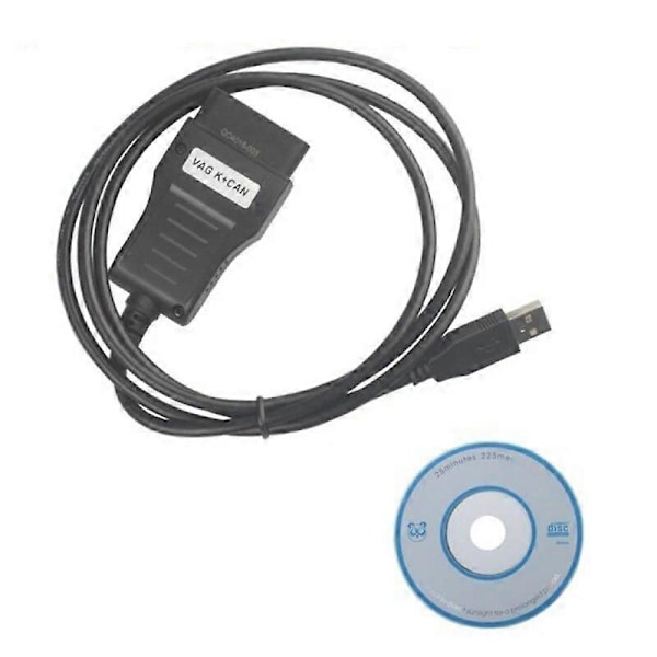 VAG K+CAN COMMANDER 3.6 OBDII OBD2 USB Diagnostikkabel K CAN Kodläsare VAG 3.6 Diagnostiska Skanningsverktyg Odometer Korrigering ST1M378