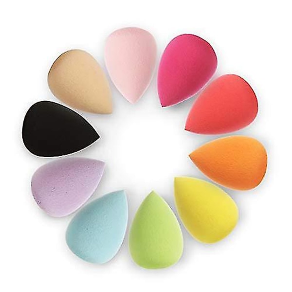 10 st Makeup Sponge Set Makeup Puff Beauty Foundation Blend Sponge Multicolor Beauty Makeup Egg Basic Mixing