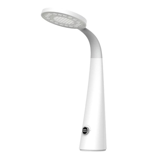 1-pakks multifunksjonell leselampe og skrivebordslampe, øyevernslampe, oppladbar og plug-in, studentbolig oppladbar skrivebordslampe
