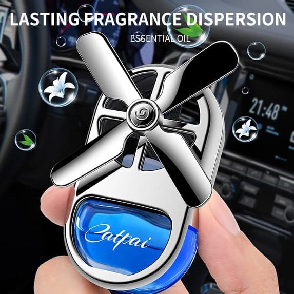 Clip-On Bilduftfrisker, Luksus Aroma Ventilationsdiffuser, Langtidsholdbar Olieparfume, Lugtfjerner til Køretøj