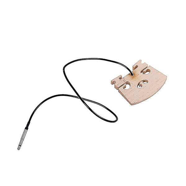 1 stk Violinbro med indbygget Piezo Pickup til 44 Full Size Elektrisk Violin Deleudskiftning