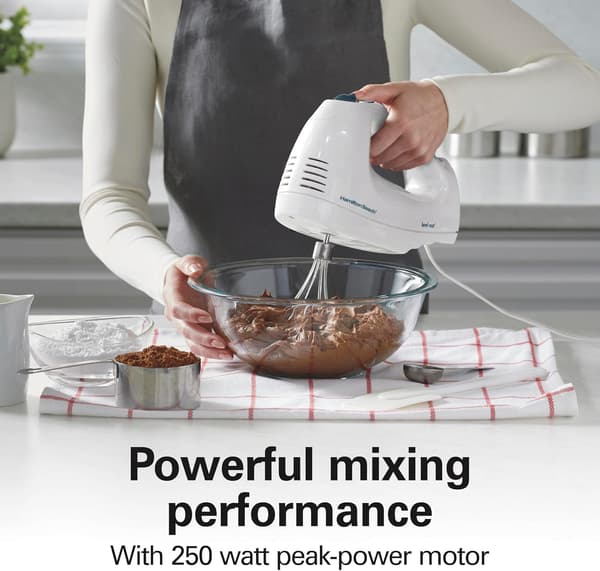 6-trins elektrisk håndmixer (med boostfunktion)