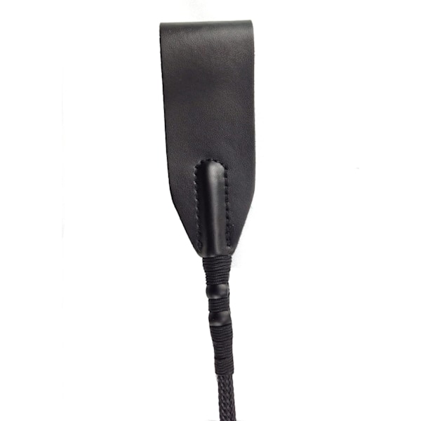 Nahkapiiska 45 cm ratsastuspiiska kahvalla ja ripustusnarulla