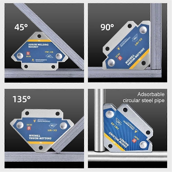 28 lb Hitsausmagneetit, Raskaaseen Käyttöön Magneettipidike, 4 kpl 3 tuuman Vahvat Magneettipuristimet -Pidike