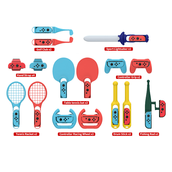 Ny Switch Sports 18-i-1 Sportssats NS OLED Rörelsedetekterande Sportspelssats TNS-2125