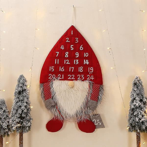 Julekalenderdekorasjoner Kalender Adventsnedtelling
