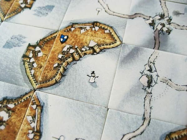 Nytt brettspill Carcassonne vinterutgave Spill Carlsson Vintersolverv-utgave