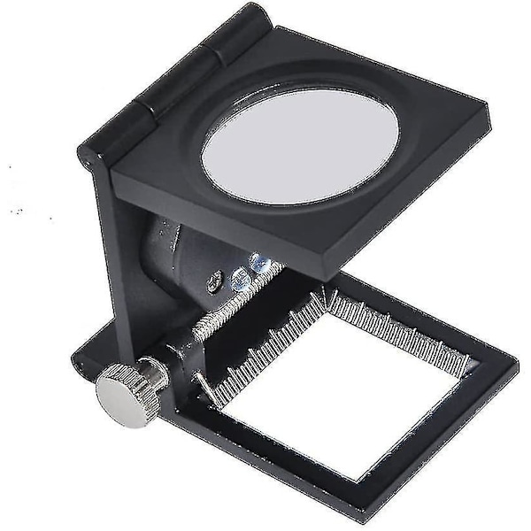 10x forstørrelsesglas foldbart forstørrelsesglas tråd tæller linned tester universel bærbar