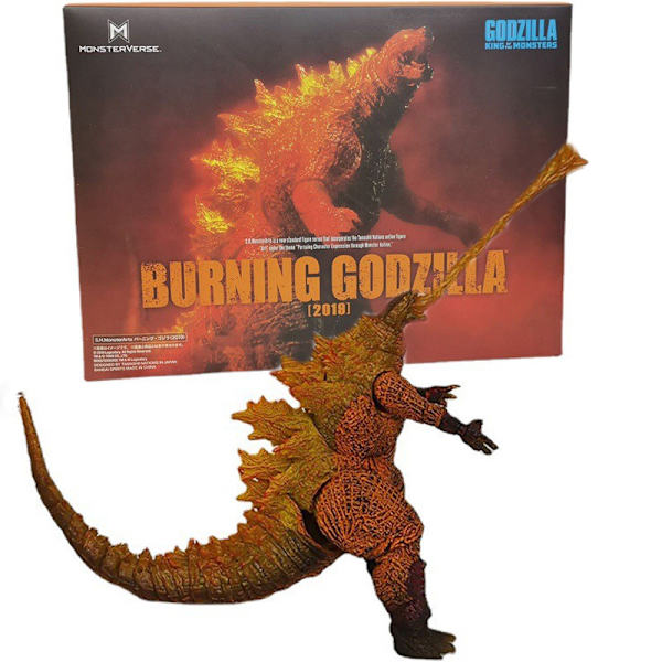 Film SHM Röd Lotus Godzilla vs. King Kong Godzilla King of the Monsters rörlig modellleksak