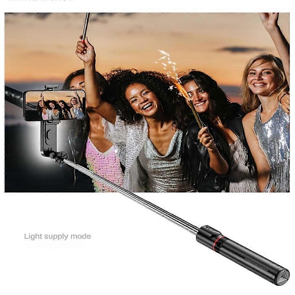 Kaukosäätimellä varustettu selfie-keppi - Tripod-puhelinteline - Työpöydän teline - iPhone ja Samsung