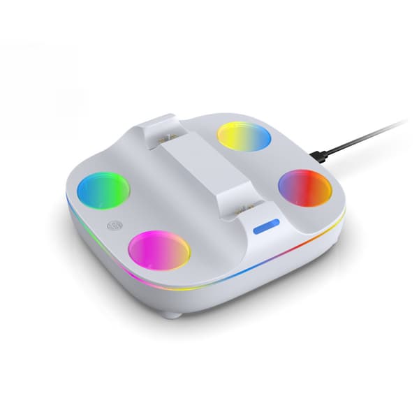 1-pak PS5 trådløs controller hurtig opladningsdock P5 controller dobbelt opladning PS5 spilcontroller oplader PS5 elite spilcontroller oplader