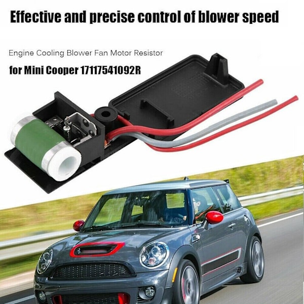 1 st Bilmotor Kylfläkt Motstånd för R50 R52 R53 2003-2008 17117541092R