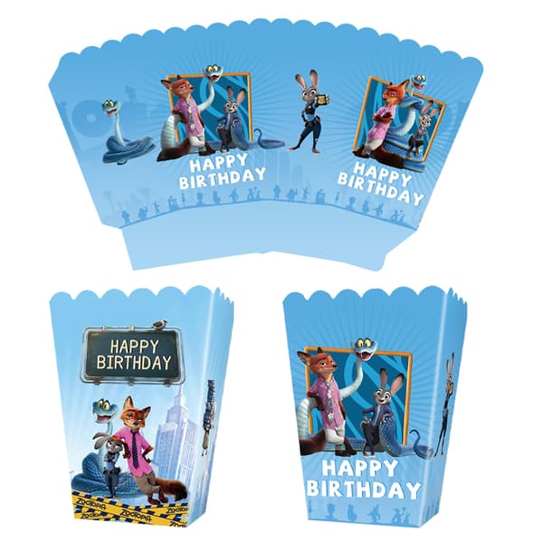 Zootopia-tema födelsedagsfest dekorationsset 1