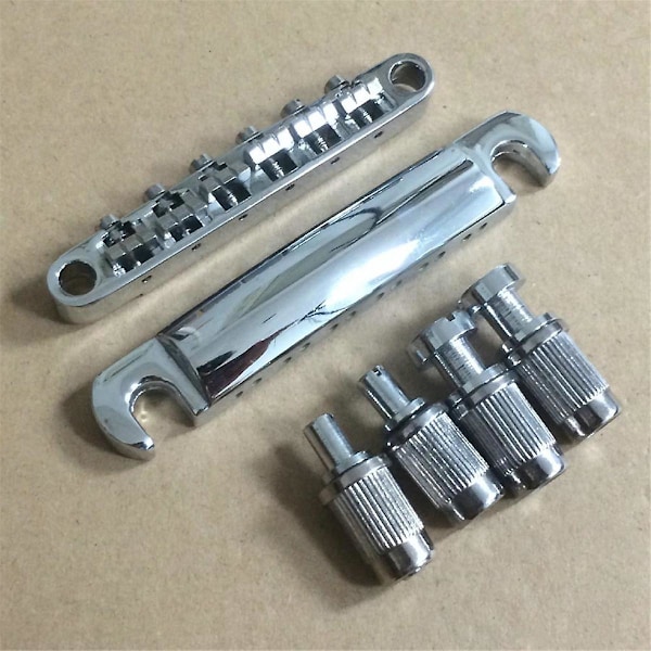 Elektrisk Gitarbro, Standard 12-strengers Størrelse Gitarbro Fullt Sett Brohale Stud Sink Legering