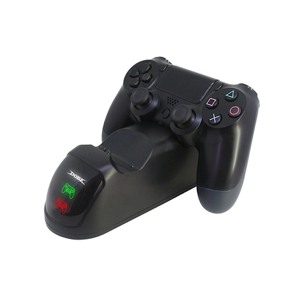 1-pak DOBE PS4 Spilkonsol Oplader PS4slimPRO Controller Dobbelt Oplader PS4 Controller Oplader TP4-889