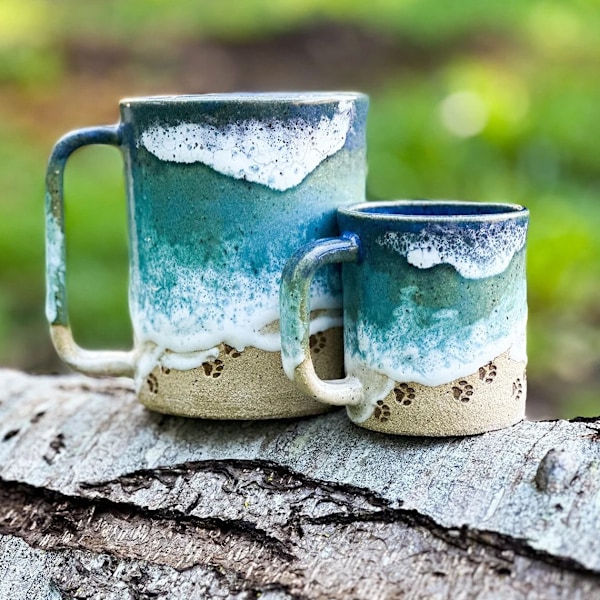 Ny Ocean Shoreline Mugg Ocean Shoreline Mugg Kaffekopp Kreativ Mugg