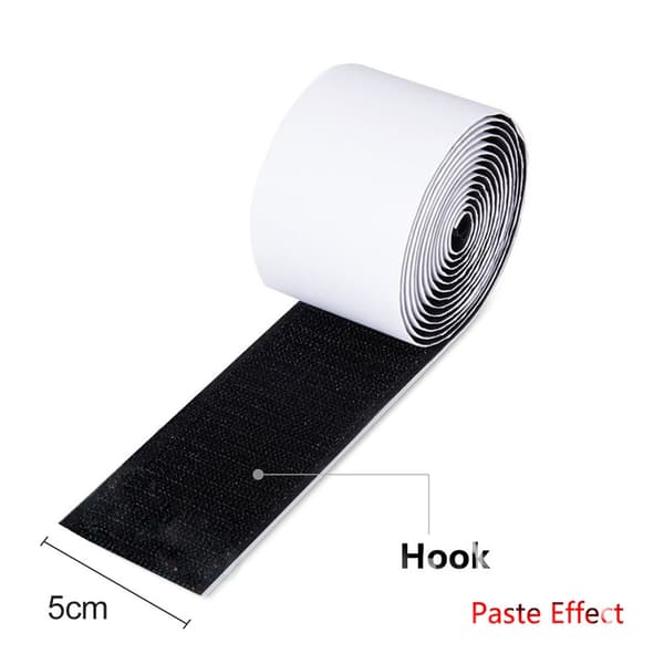 5CM*2M Elektrisk Gitarr Effektpedal Sticker Block Velcro Sticker Papper Mocka + Haken Sida