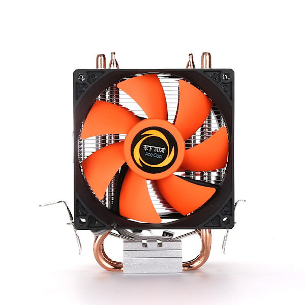 Dual blæser CPU køler Dual kobberrør stærk varmeafledning multi-platform computer vært radiator