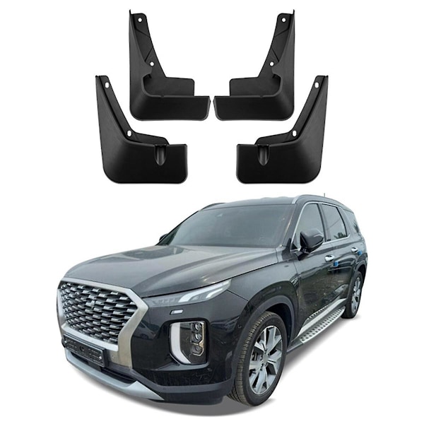 Bil Mud Flaps for 2019-2023 med Pedal Mudguards Mud Guard Flap Splash Flaps Tilbehør