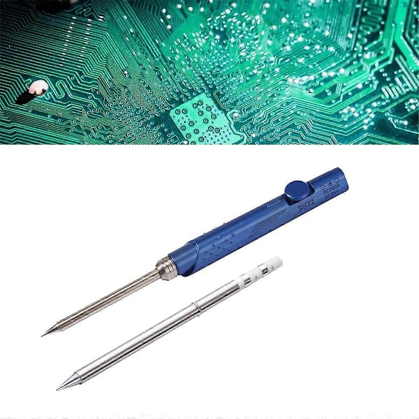 SH72 Lödkolv 65W 12-24V 220-400 Justerbar Temperatur SH72 B2 Svetsverktyg Inte T12 Mörk Blå