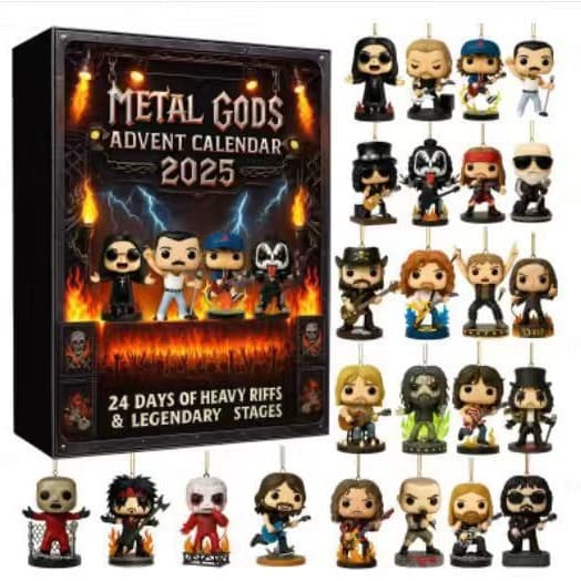 MetalGods RockLegend Joulukalenteri 2025 (Litteä)