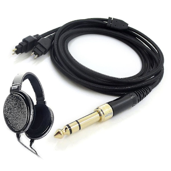 Hodetelefonkabel for Sennheiser-hd580 Hd600 Hd650 Hd660s Lydkabel Reparasjon
