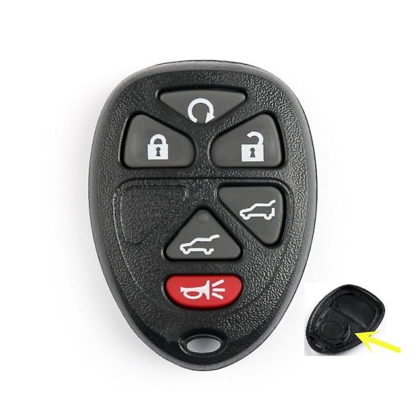 Case Case Shell 6-knapp för Chevrolet Suburban Tahoe för Yukon Car Styling Keys