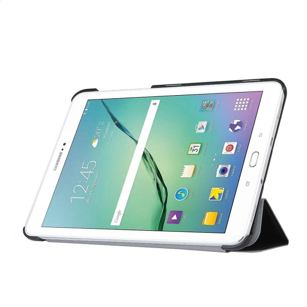 Til Galaxy Tab S2 8-tommer etui - Slankt smart cover etui til Galaxy Tab S2 8-tommer tablet (sort)