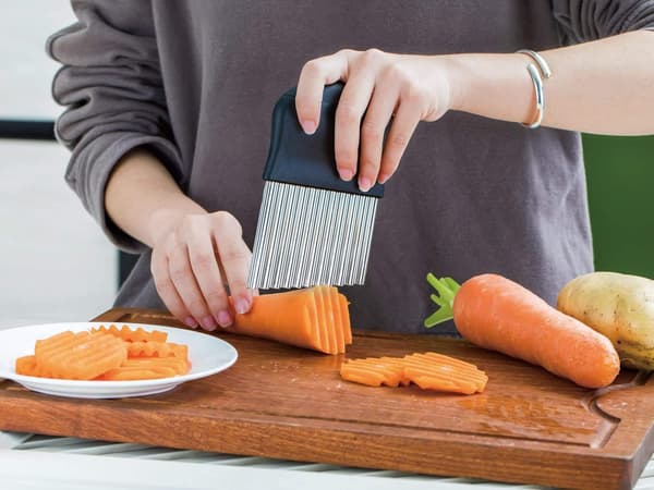 Bølgekutter i rustfritt stål, for pommes frites, for poteter