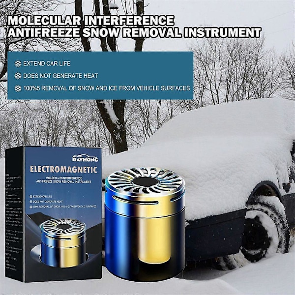 2 stk. Mikrobølge Molekylær Afisningsinstrument til Køretøjer Mikrobølge Bil Afiser Antifreeze