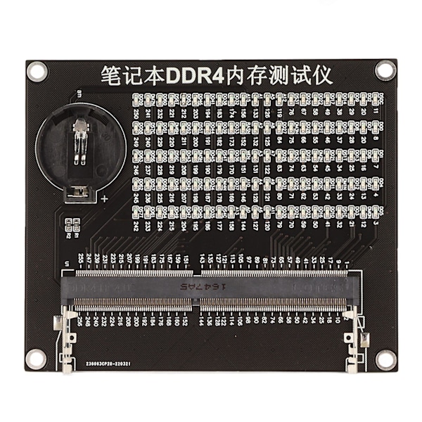 DDR4-minnekorttestkort - Bærbar DDR4-minnegrensesnitt-testkort - Feilsøkingskort - Testverktøy med 105 LED-indikatorer