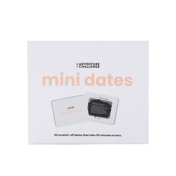 Adventure Challenge Mini Dates Mini Dates Par-Spil Skrabekort Bordspil Engelsk Version