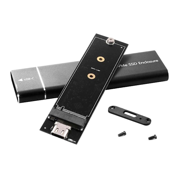m.2 -kiintolevypesä tukee NVMe+NGFF-protokolla SSD-levyjä USB3.1-liitännällä, metallinen tyyppi-c nopea ulkoinen SSD-levy