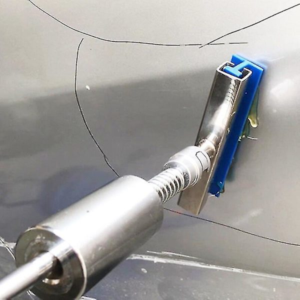 6 st Car Dent Reparationsverktyg Ersättning Universal Paintless Lim Blå Limflikar Verktygssats För Auto Dent Karosseri Reparation