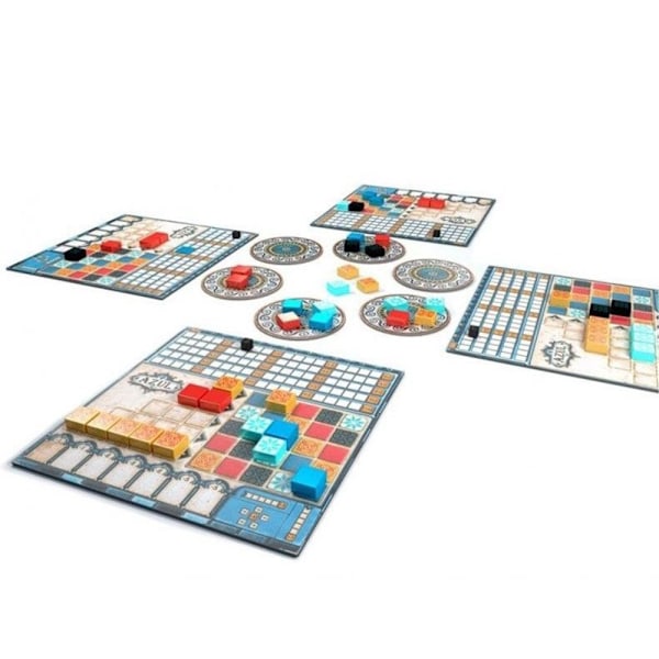 Färgstenmästaren AZUL Engelsk version Blommastenhistoria Schack Bordsspel för barn