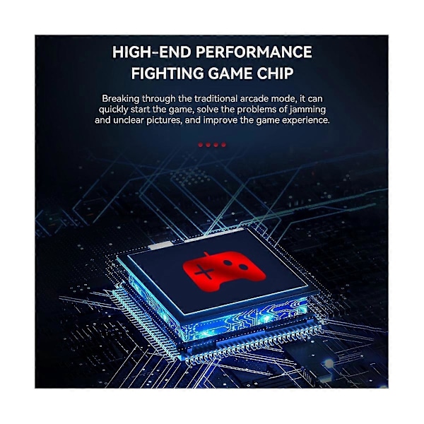 Trådløs Arcade Spillkonsoll Bluetooth Joystick Kontroller for PS3 Box PC Mobiltelefon A