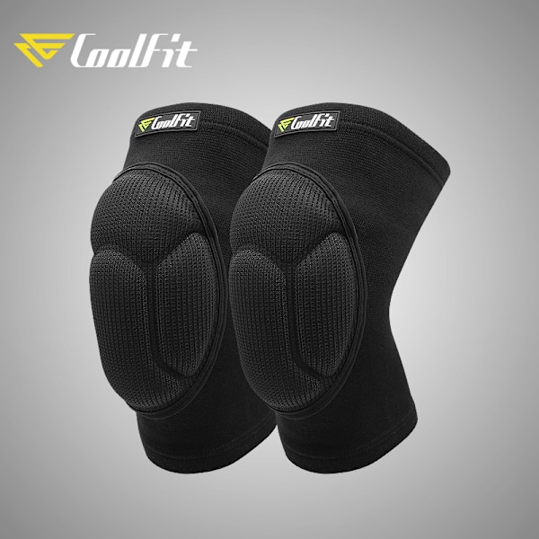 Beskyttende knæpuder, tykkere svamp anti-slip, anti-kollision knæpuder (L Benomkreds 42-48 cm 120-150 pund)