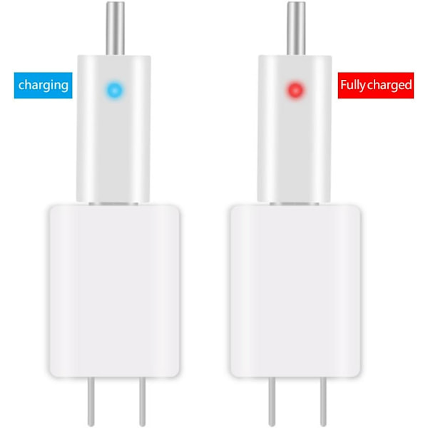 1 Sett Fiskeflyte USB Ladbar Elektrisk Batteri CR425 Glødestav Lader