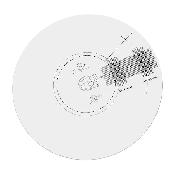 Kalibrointilevy Fonografi Kohdistus Protractor Fonografi Levysoitin