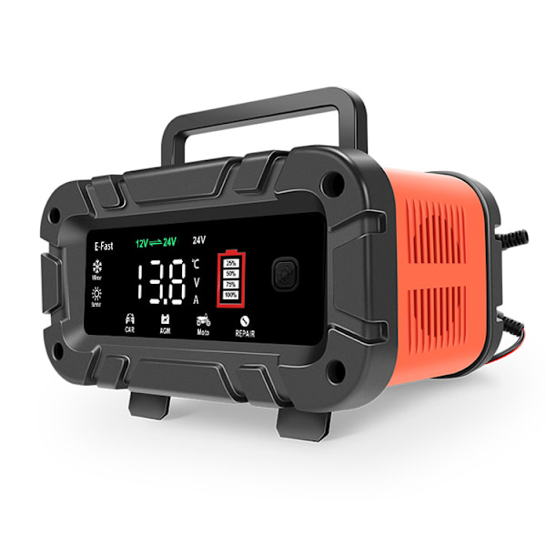 12V24V Automatisk Bilbatterilader Batteri Vedligeholdelsesenhed 12V24V Universal