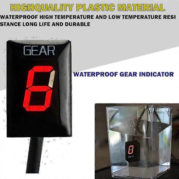 Gear Display Indicator til Suzuki Gsxr1000 2003 Gsxr600 Gsxr750 Gsxr 650 750 2004 2005 Motorcykel Tilbehør 1-6 Trins Display