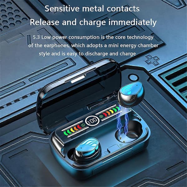 TWS Bluetooth 5.3 Trådløse Hodetelefoner Ørepropper In-Ear Pods For iPhone Android