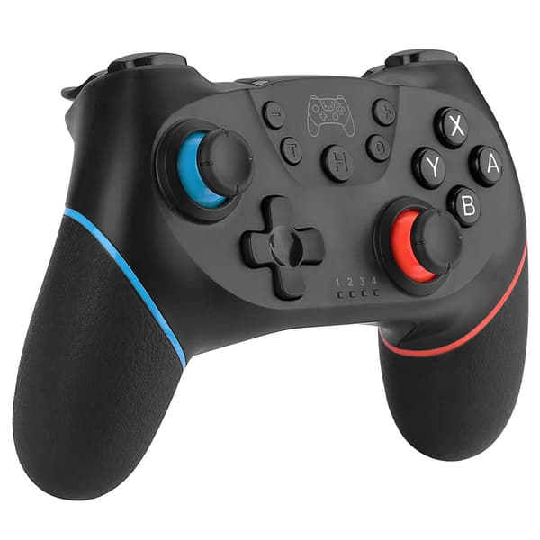 Switch Trådløs Bluetooth Controller PRO med Vibration 6-akset Somatosensorisk Switch Trådløs Controller Gummibelagt Privat Model