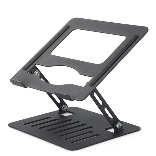 Foldbart Laptopstativ, Justerbart Ergonomisk Bordcomputerstativ, Bærbar Ventileret Laptop Holder