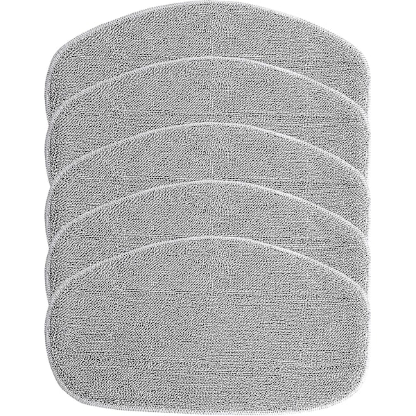 Reservedeler for Leifheit Cleantenso dampmopp - dampmopp-pute for grundig rengjøring, 5x reservemikrofiberpute