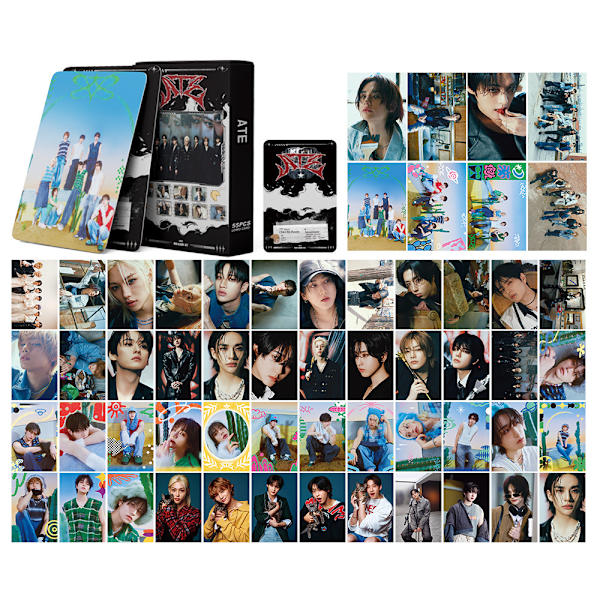 1 sett Stray Kids fotokort 55 stk Stray Kids Oddinary New Album fotokort Stray Kids Lomo-kort Stray Kids M