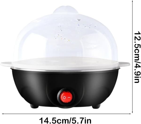 Eggkoker Eggkoker for hardkokte egg Poacher 7 lett å skrelle