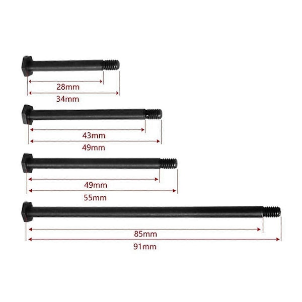 För 1/5 X6S/8S XRT Metall Härdad Främre och Bakre Fjädring A-Arm PIN